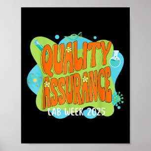 Quality Urance Labrador Scientist Retro Labrador W Poster