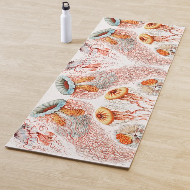 Qualle, Discomedusae von Ernst Haeckel Yogamatte (Beispiel)