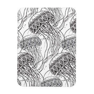 Qualle-Gekritzel Magnet