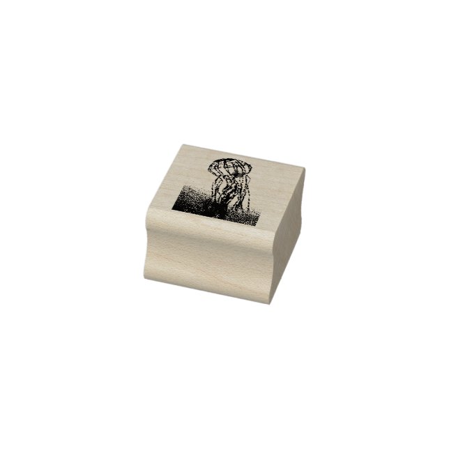 Qualle Gummistempel (Stempel)