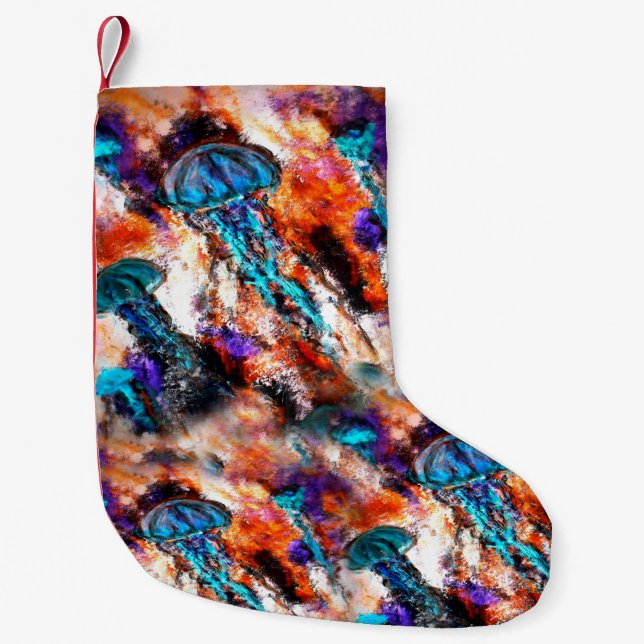 Qualle Jump Kleiner Weihnachtsstrumpf (Vorderseite)