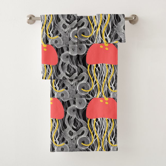 Quallen Badhandtuch Set (Insitu)