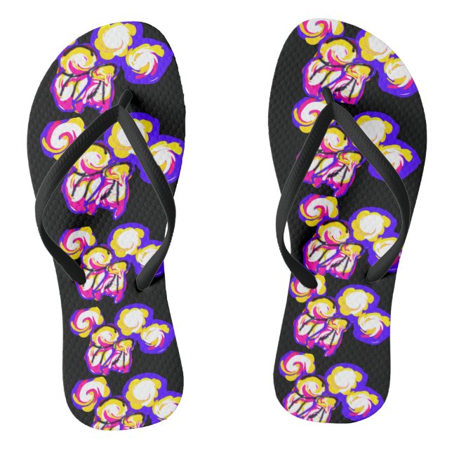 Quallen bilden Blasen Flip Flops (Fußbett)