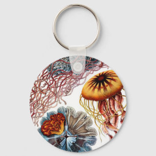 Quallen durch Ernst Haeckel Schlüsselanhänger