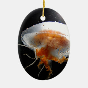Quallen Fisch individuell anpassen Jubiläen Keramik Ornament