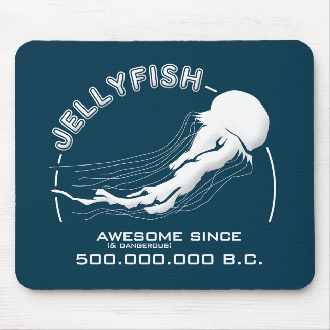 Quallen Fossilien Mousepad (Vorne)
