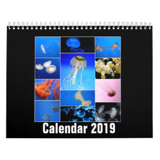 Quallen-Gewohnheit Druckkalender 2019 Kalender