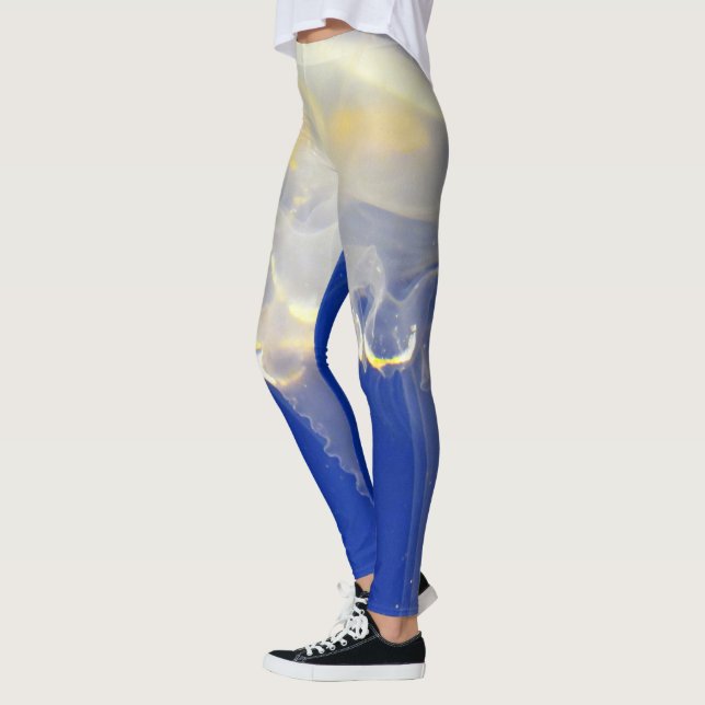 Quallen-Leggings - Foto einer Qualle Leggings (Links)