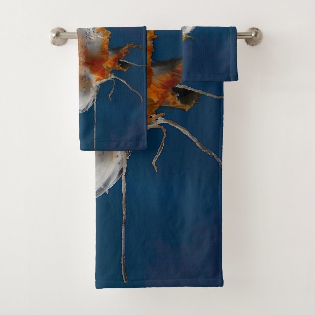 Quallen mit Tentacles Tiersee Badhandtuch Set (Insitu)