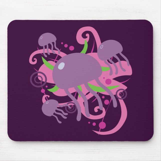 Quallen Mousepad (Vorne)