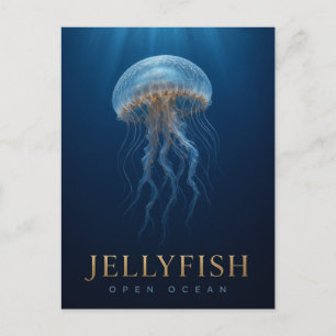 Quallen offene Ozean-Wildlife-TIER Postkarte