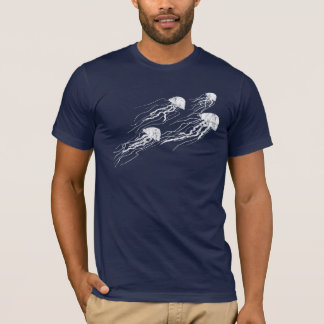 Quallen-Silhouettedunkelheitst-shirt T-Shirt