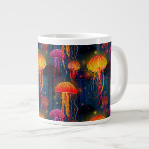 Quallen-Tanz Jumbo-Tasse