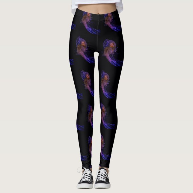 Quallen-Tanzpartner Leggings (Vorderseite)