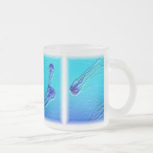 "Quallen-Tasse" durch kasi jo Mattglastasse