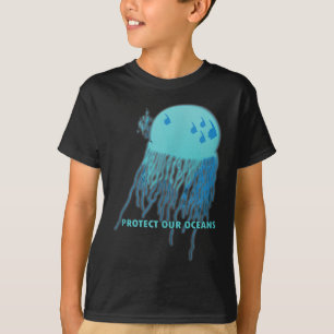 Quallen Umweltschutz, Klimaschutz T-Shirt