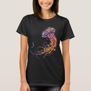 Quallen-Wasserfarbe T-Shirt