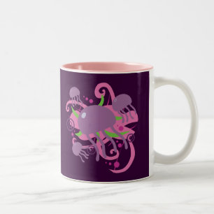 Quallen Zweifarbige Tasse