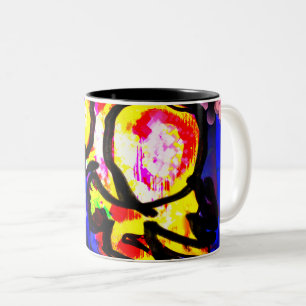Quallen Zweifarbige Tasse