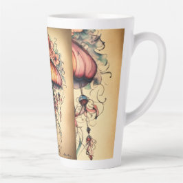 Quallenfisch Serenity: Designs für künstlerischen  Milchtasse