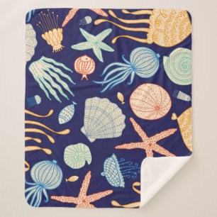 Quallenfische Muscheln Algenmuster Sherpadecke