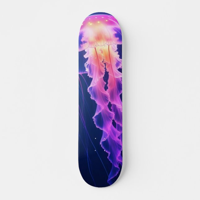 Quallenfische Unterwasserleben Skateboard (Vorne)