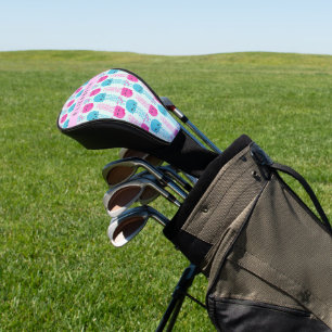 Quallenmuster, Niedliche Quallen, Meer, Ihr Name Golf Headcover