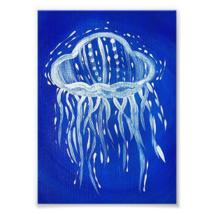 Quallenposter Fotodruck