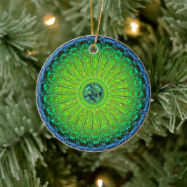Quallenschirm Keramik Ornament