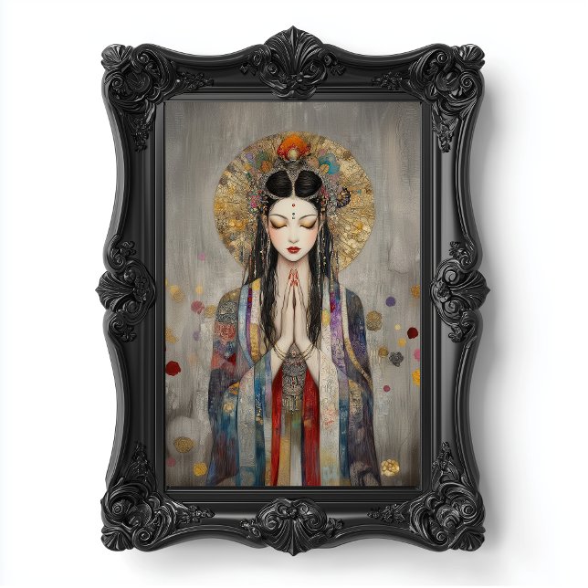 Quan Yin: Buddhistische Göttin Art Nouveau Poster (Von Creator hochgeladen)