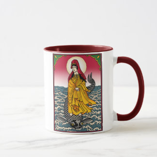 Quan Yin mit Dharmachakra Tasse