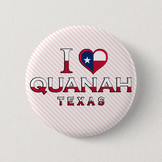 Quanah, Texas Button (Vorderseite)