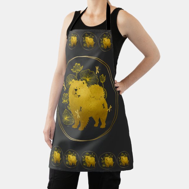 QUAND DRAGONS VOLER Chow chef cuisinier tablier de (Insitu)