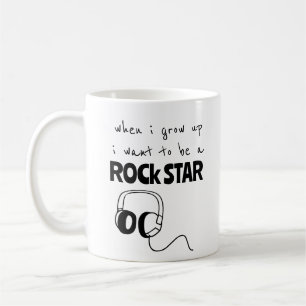 Quand j'ai grandi Rock Star café Mug