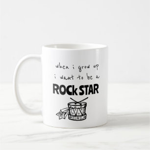 Quand j'ai grandi Rock Star café Mug