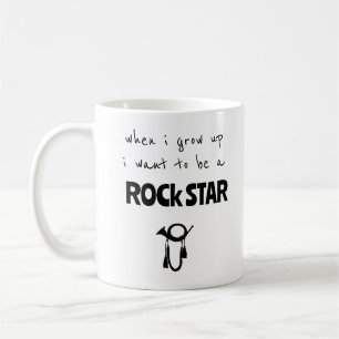 Quand j'ai grandi Rock Star café Mug