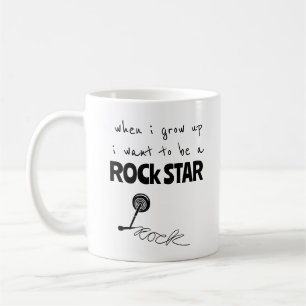 Quand j'ai grandi Rock Star café Mug
