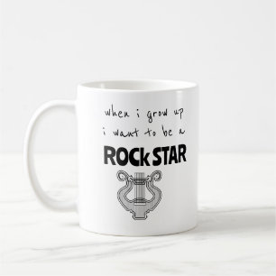 Quand j'ai grandi Rock Star café Mug