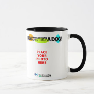 Quand je fais la personnaliser une tasse du chien
