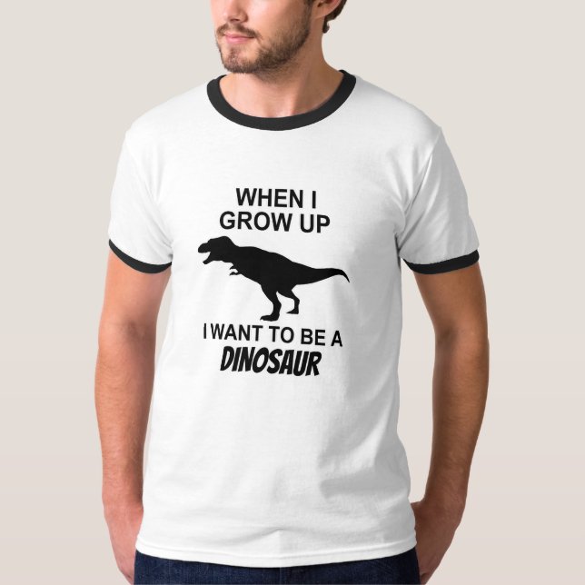 Quand je me grandis voulez être un T-shirt de (Devant)
