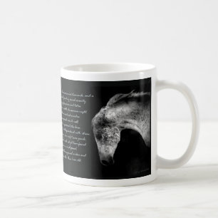 Quand je suis une vieille tasse de femme de cheval