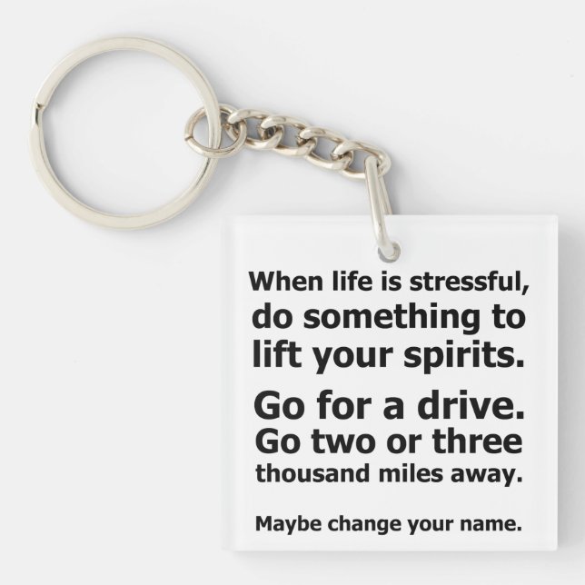 Quand la vie est stressante (Devant)