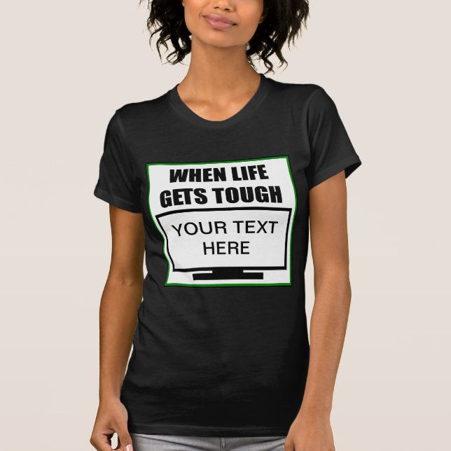 Quand La Vie S'Affaiblit ? T-shirts (Devant)