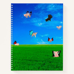 Quand Les Chiens Volent Carnet Spiral