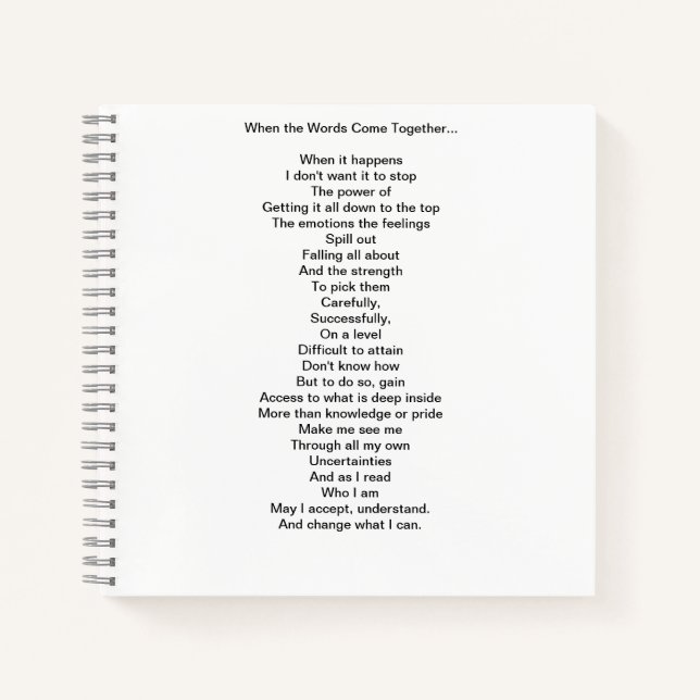 Quand les mots se rassemblent- Journal (Devant)