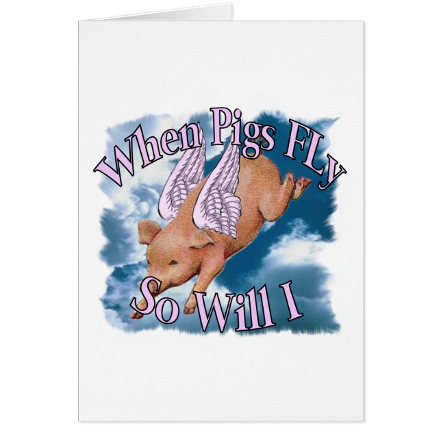 Quand les porcs volent (Devant)