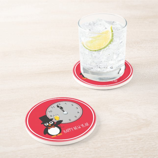 Quand L'Horloge Frappe Douze Dessous de verre De g (Côté)