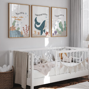 Quand vous passez par l'ensemble d'affiches d'eau 