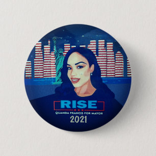 Quanda Francis NYC Mayor 2021 Button