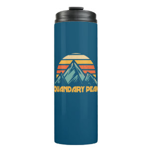 Quandary Peak Colorado Retro Türkis Thermosbecher